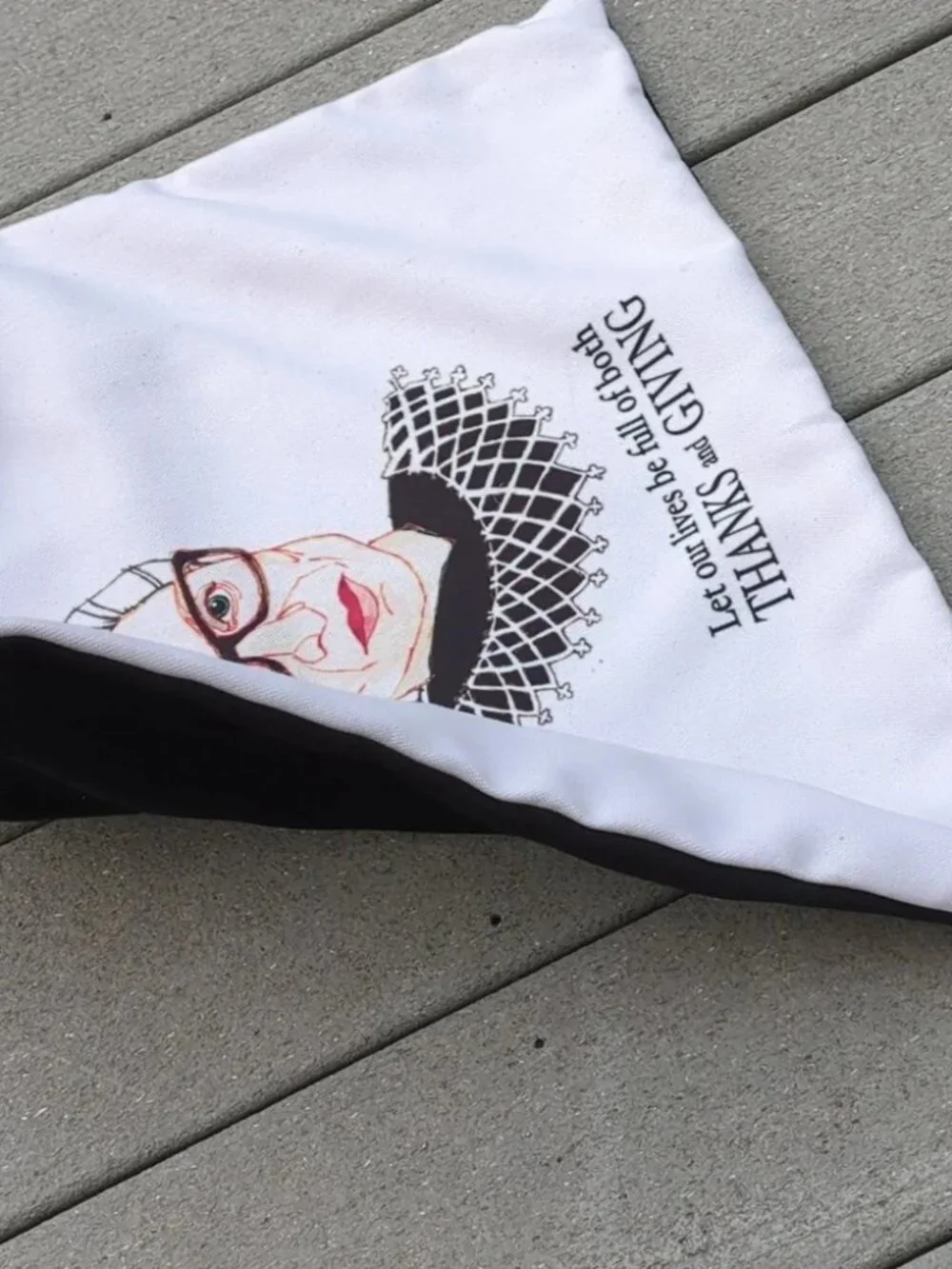 Ruth Bader Ginsberg Book Tote | RBG Canvas Tote Bag
